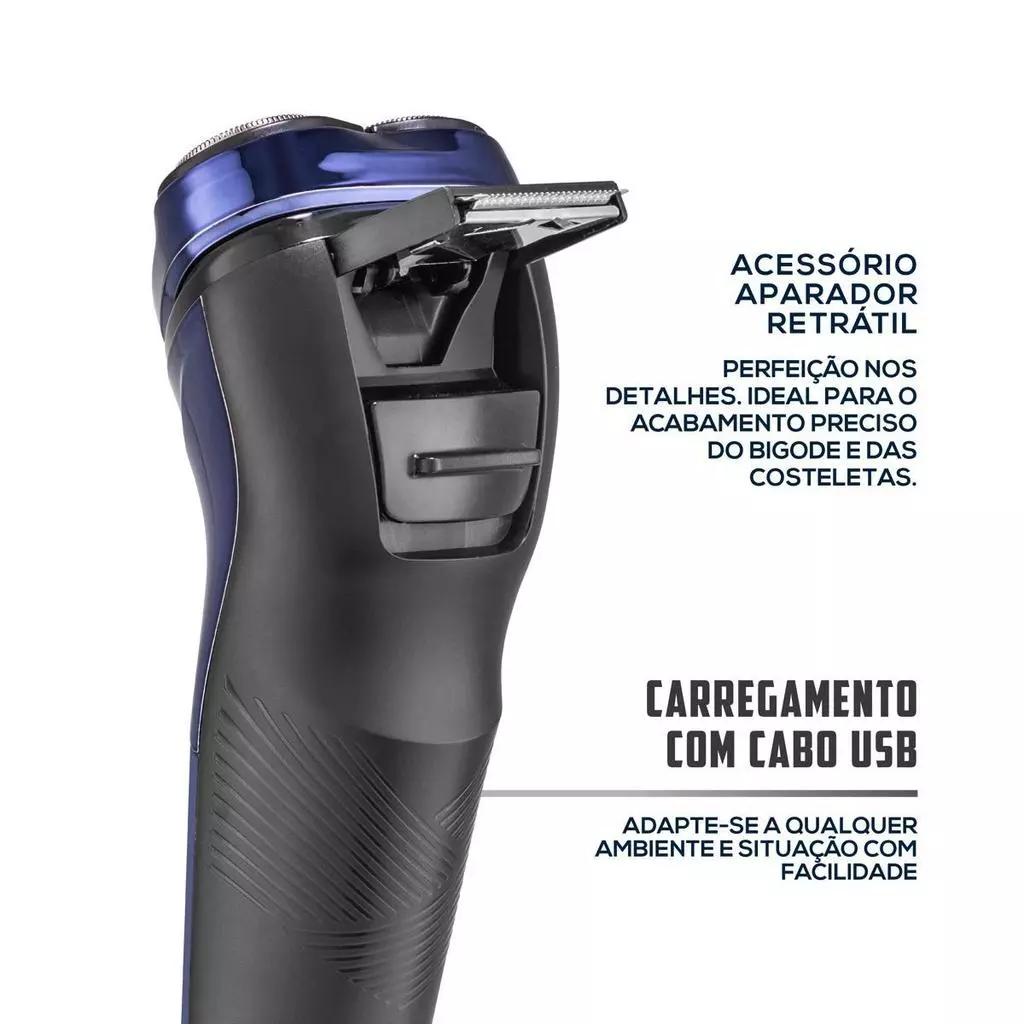 Barbeador Elétrico Britânia À Prova d’Água Bivolt BBA07 - Imagem 5