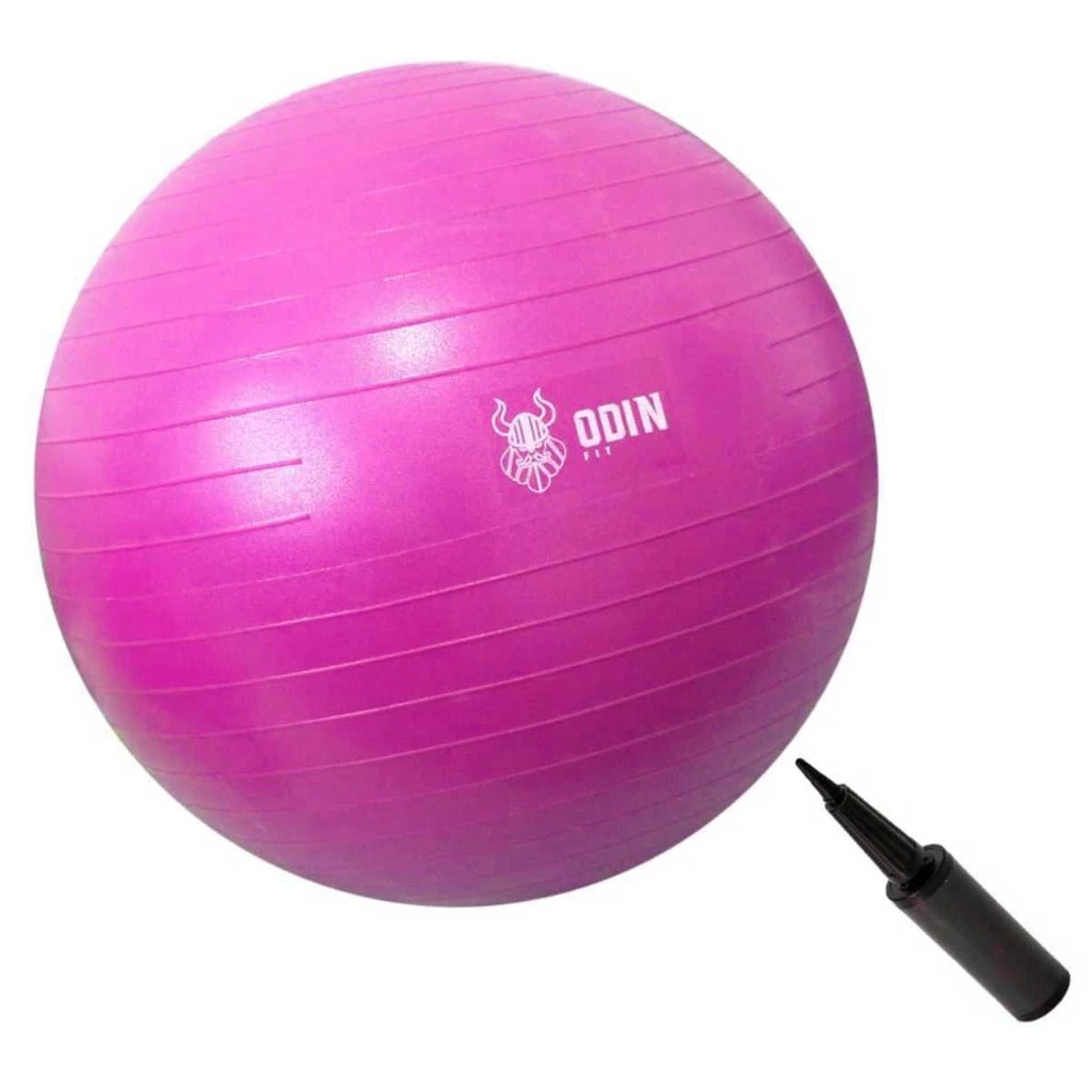 Bola de Ginástica Suíça Yoga Pilates 55cm com Tecnologia Anti-Estouro - Odin Fit - Imagem 2