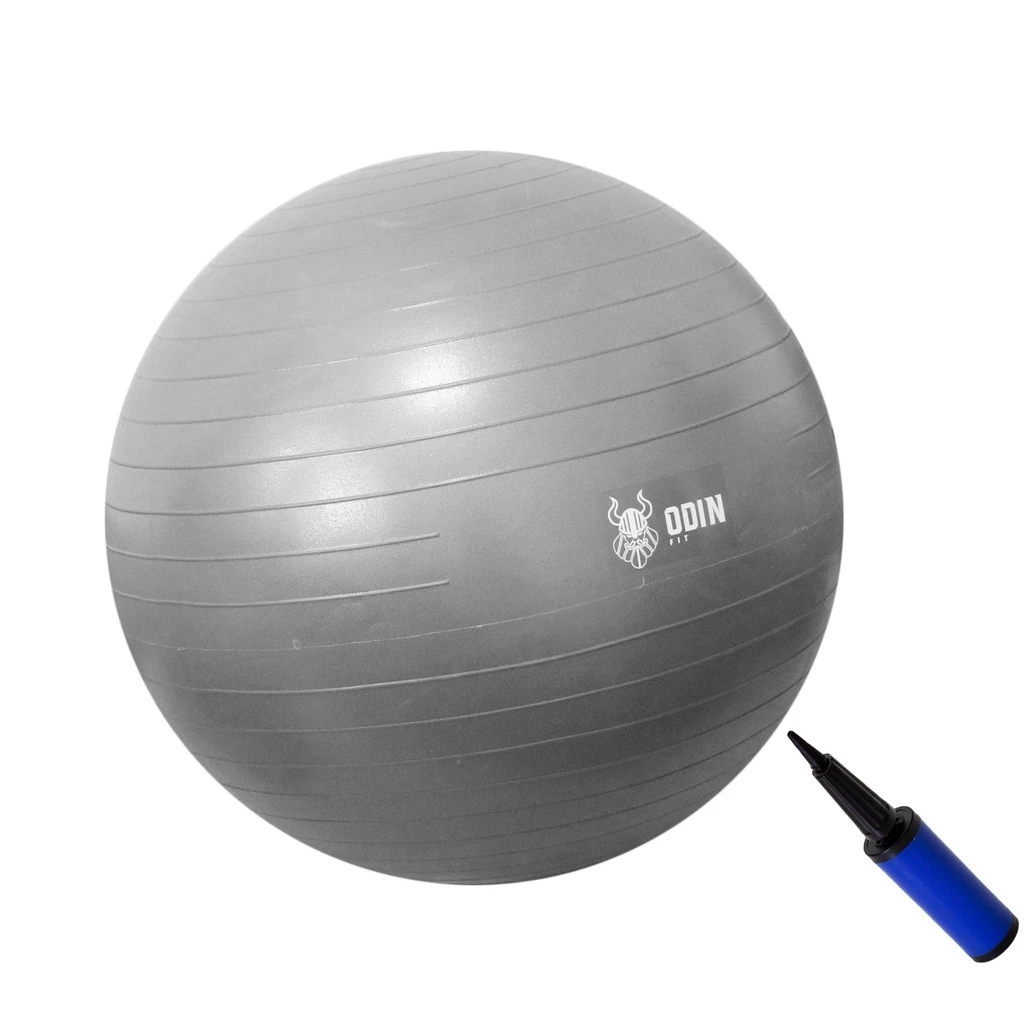 Bola de Ginástica Suíça Yoga Pilates 55cm com Tecnologia Anti-Estouro - Odin Fit - Imagem 4