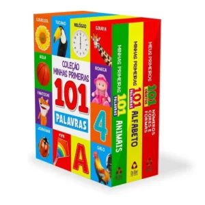 Coleção Minhas Primeiras 101 Palavras - Box com 3 Livrinhos