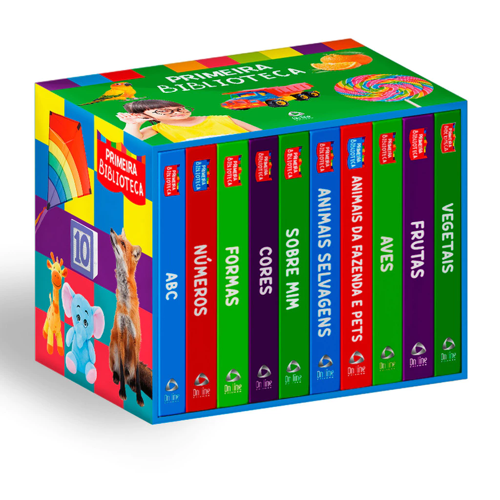 Coleção Primeira Biblioteca Volume 01 - Box com 10 Livrinhos