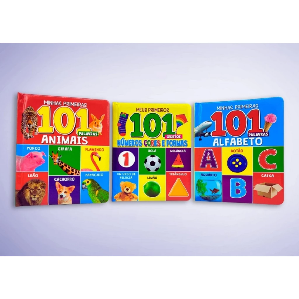 Coleção Minhas Primeiras 101 Palavras - Box com 3 Livrinhos - Imagem 6